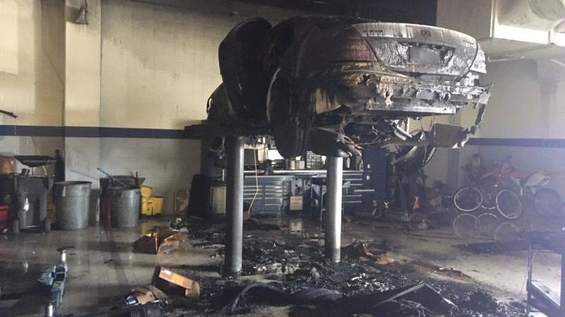 1 person injured after car fire at Tucson Mercedes-Benz dealership